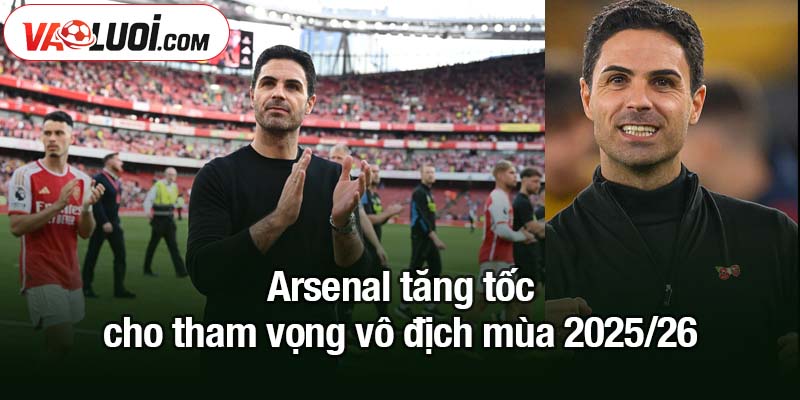 Mikel Arteta bất ngờ kiêm thêm việc mới tại Under Armour Mikel Arteta dẫn dắt Arsenal tăng tốc cho tham vọng vô địch mùa 2025/26