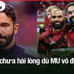 Amorim vẫn chưa hài lòng dù MU đã vô địch tại Mỹ