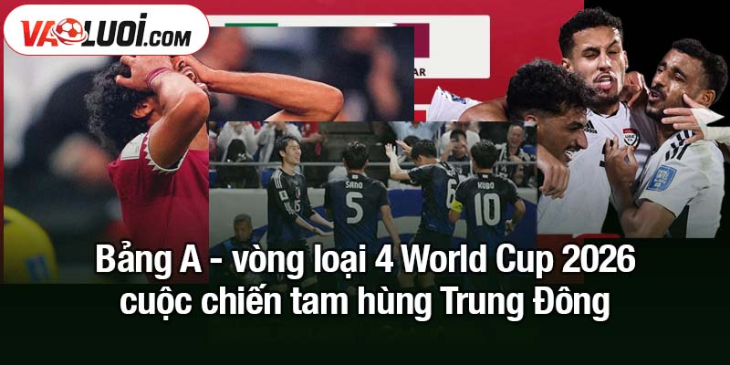 Bảng A - Vòng loại 4 World Cup: Trung Đông tái ngộ Bảng A - vòng loại 4 World Cup 2026: cuộc chiến tam hùng Trung Đông