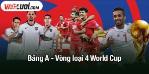 Bảng A - Vòng loại 4 World Cup