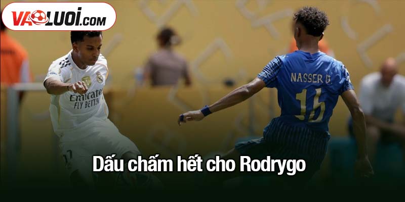 Dấu chấm hết cho Rodrygo