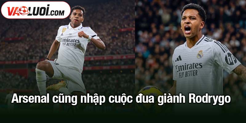 Man City nhắm Rodrygo trong thương vụ gây sốc Arsenal cũng nhập cuộc đua giành Rodrygo