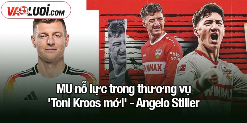MU nỗ lực trong thương vụ 'Toni Kroos mới' MU nỗ lực trong thương vụ 'Toni Kroos mới' - Angelo Stiller