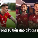 Sesko trong 10 tiền đạo đắt giá nhất MU