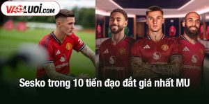 Sesko trong 10 tiền đạo đắt giá nhất MU
