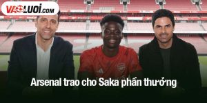 Arsenal trao cho Saka phần thưởng