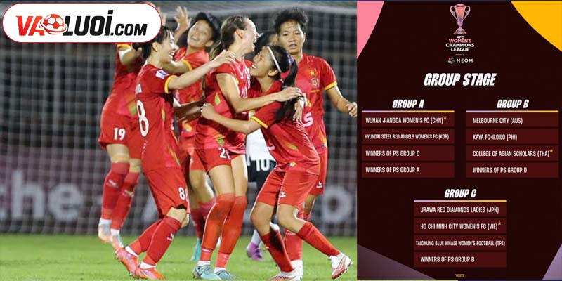 CLB nữ TP HCM trở thành chủ nhà vòng bảng AFC Champions League 2025/26