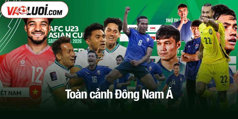 Vòng loại U23 châu Á 2026: Việt Nam trở thành niềm tự hào Đông Nam Á Toàn cảnh Đông Nam Á