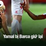 Lamnie Yamal bị Barca giữ lại, không thể lên tuyển Tây Ban Nha Yamal bị Barca giữ lại
