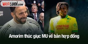 Amorim thúc giục MU về bản hợp đồng