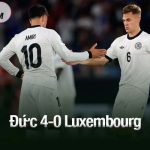 Đức 4-0 Luxembourg: Khẳng định sức mạnh vượt trội Đức 4-0 Luxembourg