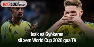 Isak và Gyökeres sẽ xem World Cup 2026 qua TV