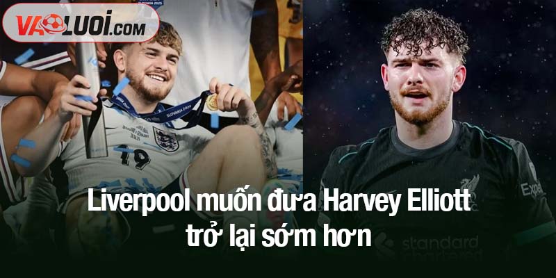 Liverpool muốn đưa Harvey Elliott trở lại sớm hơn dự kiến Liverpool muốn đưa Harvey Elliott trở lại sớm hơn