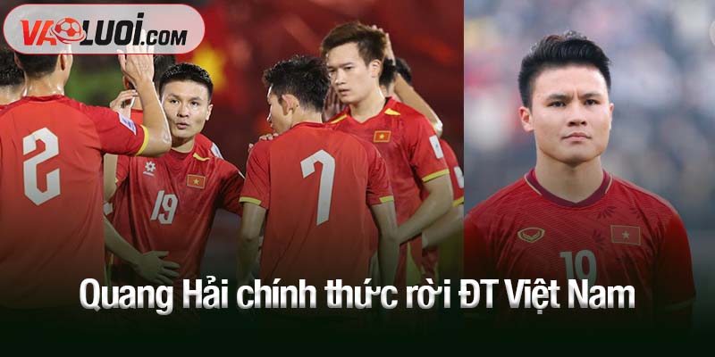 Quang Hải chính thức rời ĐT Việt Nam