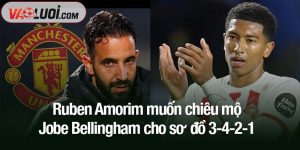 Ruben Amorim muốn chiêu mộ Jobe Bellingham cho sơ đồ 3-4-2-1