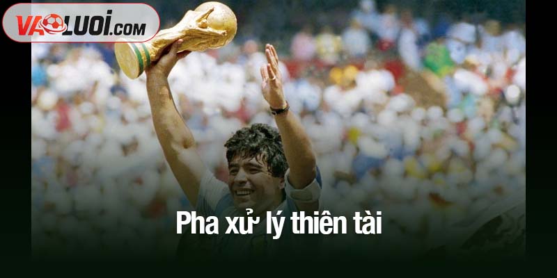 Khi thiên tài Maradona chinh phục cả Bernabéu Pha xử lý thiên tài